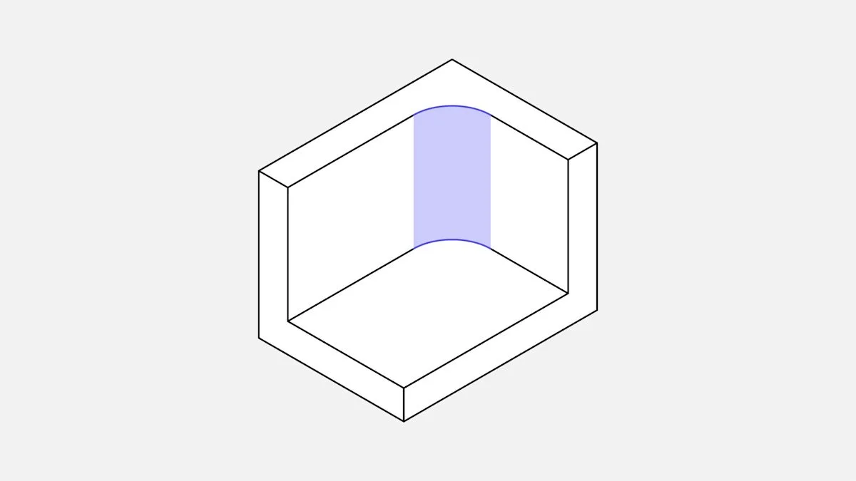 Illustration of internal edges