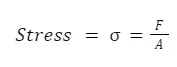 stress formula