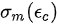{\displaystyle \sigma _{m}(\epsilon _{c})}