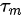 {\displaystyle \tau _{m}}