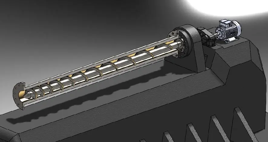 Extruder barrel and screw assembly